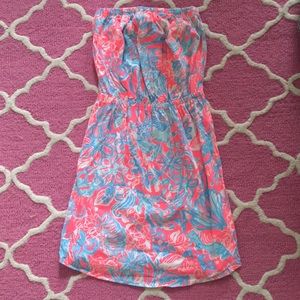 Lilly Pulitzer Strapless Sundress XS